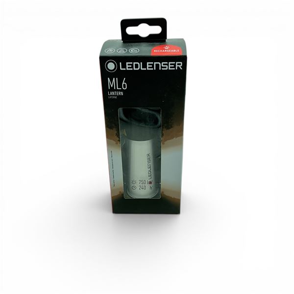 Ledlenser ML6 Rechargeable Lantern, 750 Lumens, New