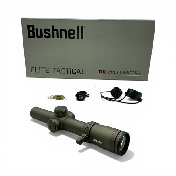 Bushnell Elite Tactical SMRS II Pro 1-6.5x24mm Scope, CQ BDC Reticle SFP, 30mm Tube