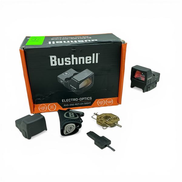 Bushnell RXS-250 1x24mm Reflex Sight, 4 MOA Dot Reticle, Deltapoint Footprint