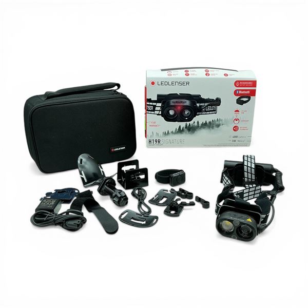 Ledlenser H19R Signature Rechargeable Headlamp, 4000 Lumens with Case, New