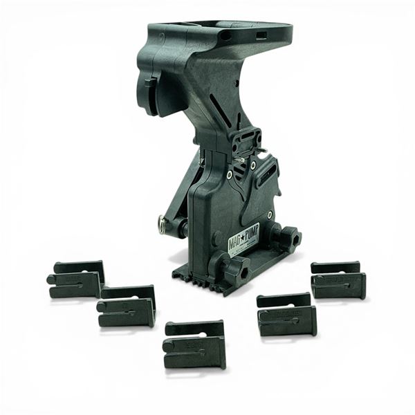 Mag Pump 9mm Magazine Loader with Different Caliber Magazine Retainers