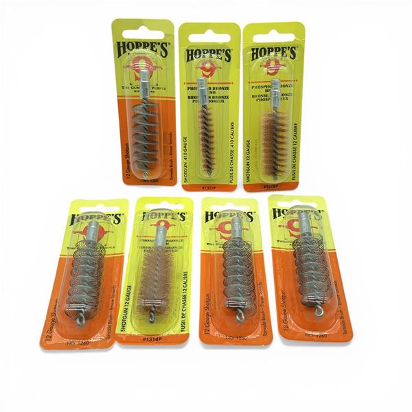 Assorted Hoppe's Shotgun Cleaning Brushes X 7 Qty, New
