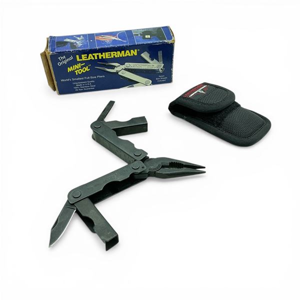 Leatherman Mini-Tool Multi-Tool with Nylon Belt Sheath