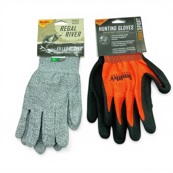Smith's Edge Sport Hunting Gloves, New and Smith's Regal River Fillet Gloves, New
