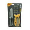 Image 1 : Smith's Edge Sport Combo: 4" Fixed Blade Knife with Polyester Sheath and Knife Sharpener, New