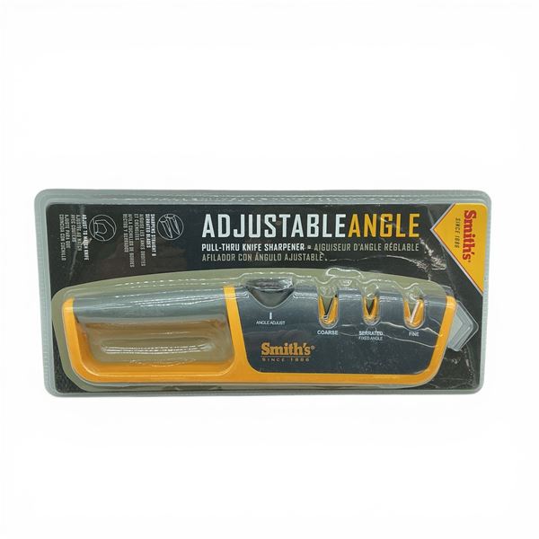 Smith's Adjustable Angle Pull-Thru Knife Sharpener, New
