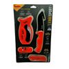 Image 1 : Smith's Edge Sport Combo: 4.25" Blade Knife with Sheath, 3" Folding Blade Knife and Sharpeners, New
