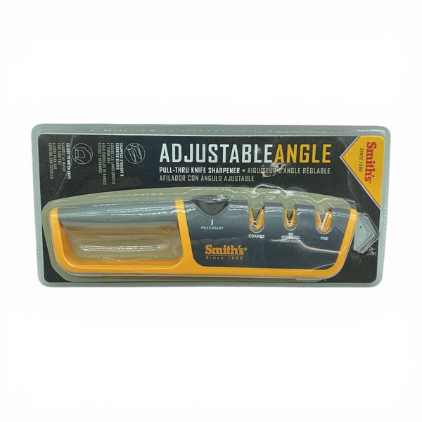 Smith's Adjustable Angle Pull-Thru Knife Sharpener, New