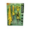 Image 1 : Smith's Mr. Crappie Fishing Kit Combo: 6" Blade Fillet Knife w/ Sheath, 3" Scissor & 6.5" Plier, New
