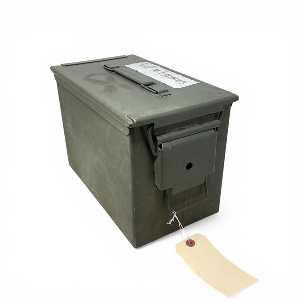 Metal Ammo Can, 12.5" x 7.25" x 8.5"