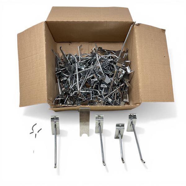 Assorted Metal Shelf Hooks
