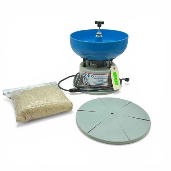 Dillon Precision CV-500 Cartridge Case Vibratory Cleaner with Bag of Media