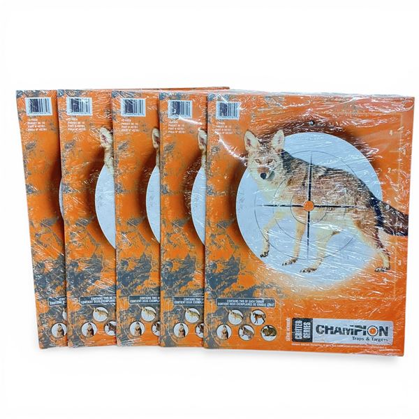 Champion Critter Series 11" x 14" Targets, 10 Pack Variety X 5 Qty, New