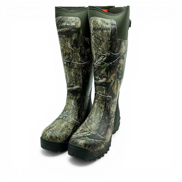 Lacrosse Alphaburly Pro 18" Boots, Mossy Oak DNA Camo, Size: Men's 10