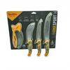 Image 1 : Smith's Edge Sport Field Dressing Combo: 8" Knife, 6.3" Knife, 6.3" Skinning Knife & Sharpener, New