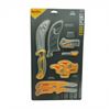 Image 1 : Smith's Edge Sport Hunting Combo: Large and Small Skinning Knives, Gut Hooks and Sharpener, New