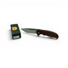 Image 1 : Smith's Adaha Mini 2.75" Folding Blade Knife with Wooden Handle and Pocket Clip, New