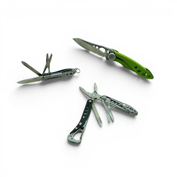 Leatherman Skeletool KBx Knife, Leatherman Style PS Multi-Tool and Leatherman Style Multi-Tool