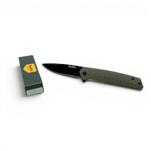 Smith's Infima Gentlemen's Knife, 3" Folding Blade Knife with Pocket Clip, New