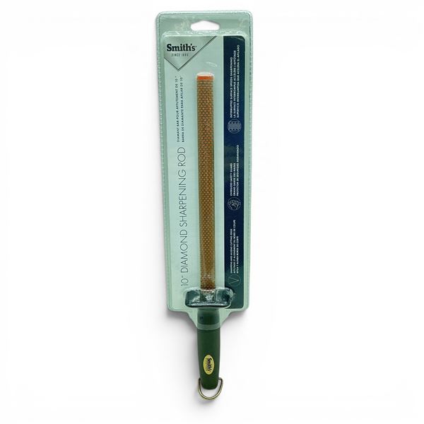 Smith's 10" Diamond Sharpening Rod, New