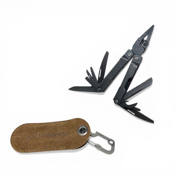 Leatherman Rebar Multi-Tool with Leatherman Carabiner Clip Pouch