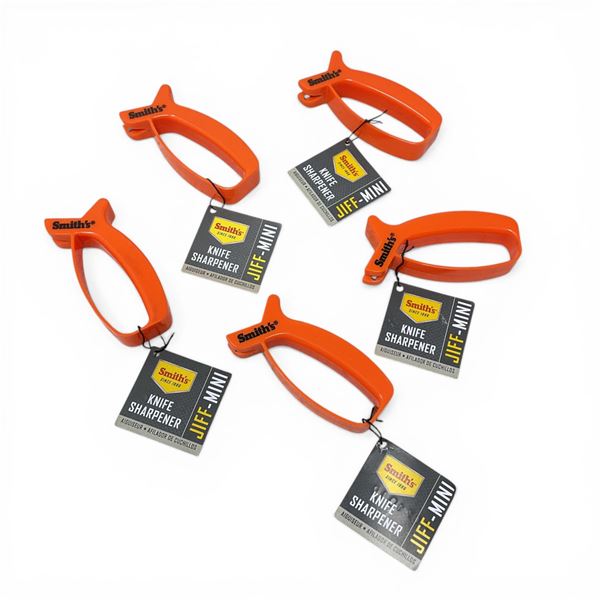 Smith's Jiff-Mini Knife Sharpener X 5 Qty, New