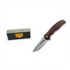 Image 1 : Smith's Adaha Mini 2.75" Folding Blade Knife with Wooden Handle, New