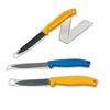 Image 1 : Smith's 4" Fixed Serrated Bait Knife X 2 Qty, New and Smith's 3.25" Fixed Blade Bait Knife, New