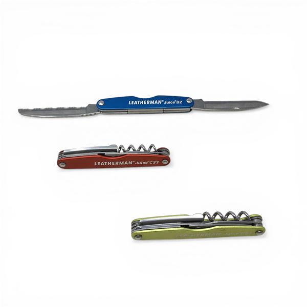 Leatherman Juice B2 Multi-Tool X 1 Qty and Leatherman Juice CS3 Multi-Tool X 2 Qty