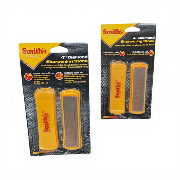 Smith's 4" Diamond Sharpening Stone X 2 Qty