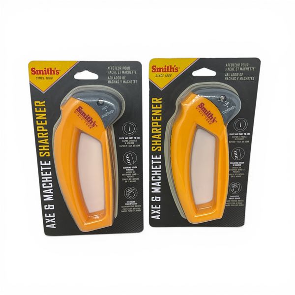 Smith's Axe and Machete Sharpener X 2 Qty, New
