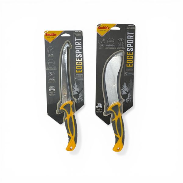 Smith's Edge Sport 6" Caping Knife, New and Smith's Edge Sport 6.3" Boning Knife, New