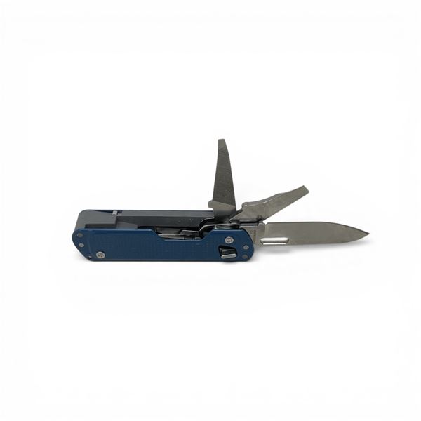 Leatherman Free T4 Multi-Tool with 2" Blade Knife, Blue