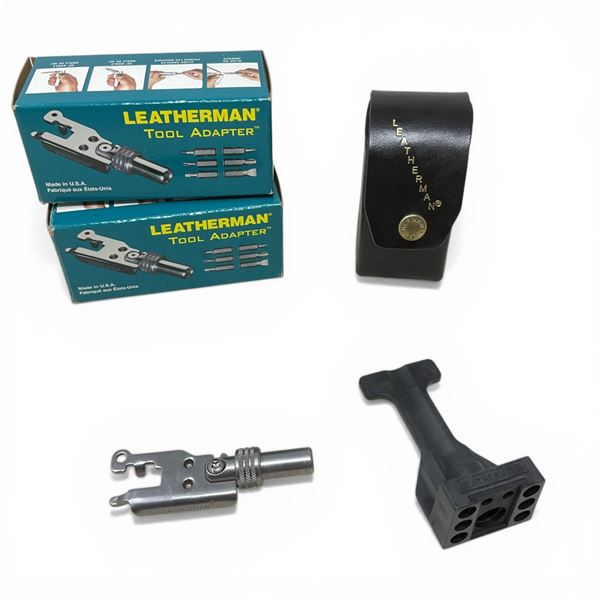 Leatherman Tool Adapter with Leather Pouch X 2 Qty