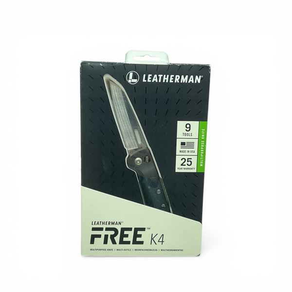 Leatherman Free K4 Multi-Tool with 3.3" Folding Blade