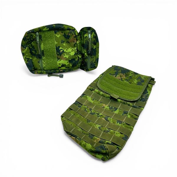 CP Gear Molle Pouches in CAD PAT and CAD PAT Hydration Reservoir Cover