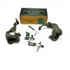 Image 2 : Helmet Rail Adapter for Headset, Flip up Rear Sight and Fixed Rear Sight