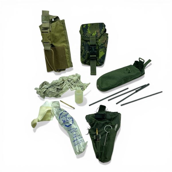 Sord Harris Radio Molle Pouch, CAD PAT Pouch and Firearms Cleaning Kit