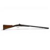 Image 1 : Belgium Side By Side Percussion Cap Black Powder Shotgun 29" Barrels Wood Stock, Antique
