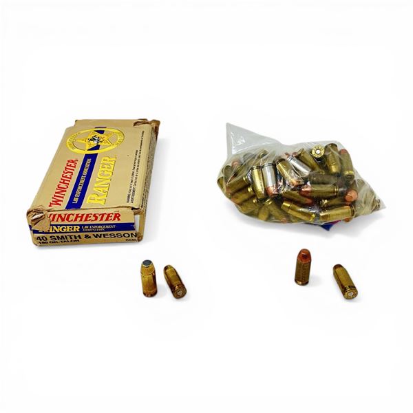 Assorted 40 S&W Ammunition, Approximately 112 Rounds