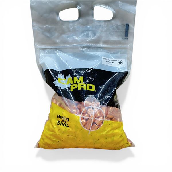 Cam Pro .45 Colt, 250 Grain FCP RNFP Projectiles, 500 Qty