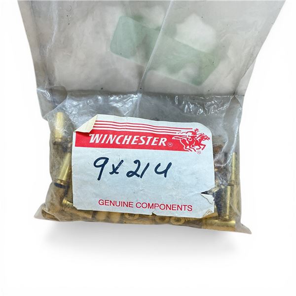 Winchester 9x21mm Unprimed Brass, Approximately 100 Qty
