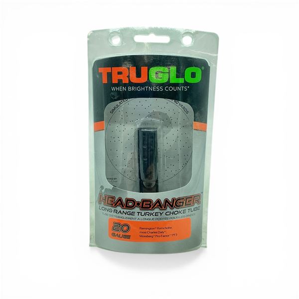 TruGlo Head Banger Long-Range Turkey Choke Tube for 20 Ga Remington RemChoke & Others, New