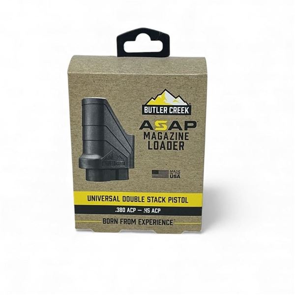 Butler Creek ASAP Magazine Loader for Universal Double Stack Pistol .380 ACP - .45 ACP, New