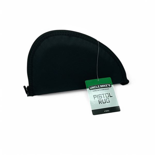 Uncle Mike's 14" x 7" Pistol Rug, Black, New