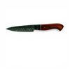 Image 1 : Fixed 4.75" Damascus Blade Knife with Wooden Handle