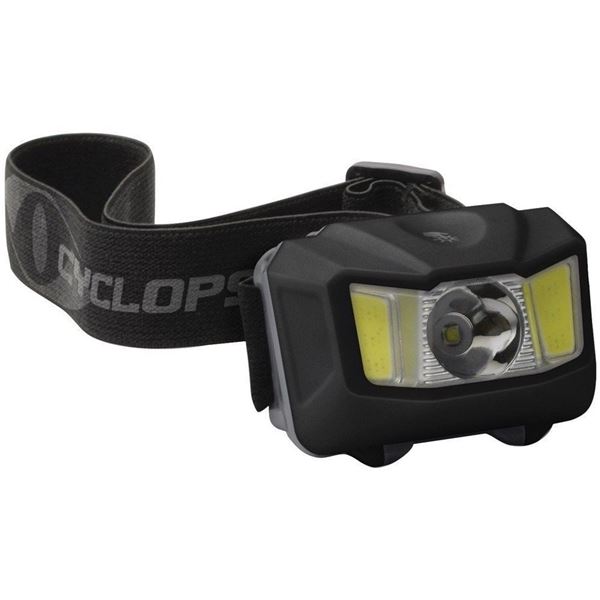 Cyclops Conductive Touch LED Headlamp, 250 Lumens, New