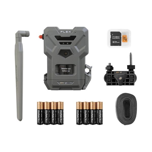Spypoint Flex Cellular Trail Camera Bundle, New