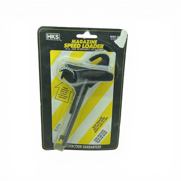 HKS Model 452 Magazine Speed Loader for .40 Caliber, .45 ACP, .38 Super Double Stack Magazine, New