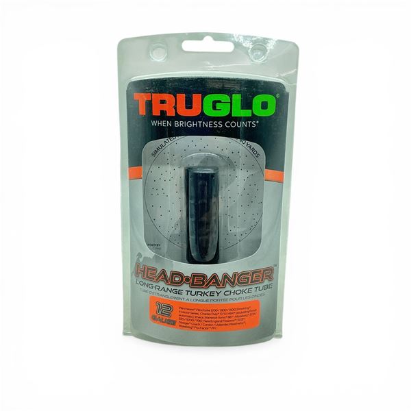 Tru Glo Head-Banger Long Range Turkey Choke Tube for Various 12 Ga Shotguns - See Picture, New